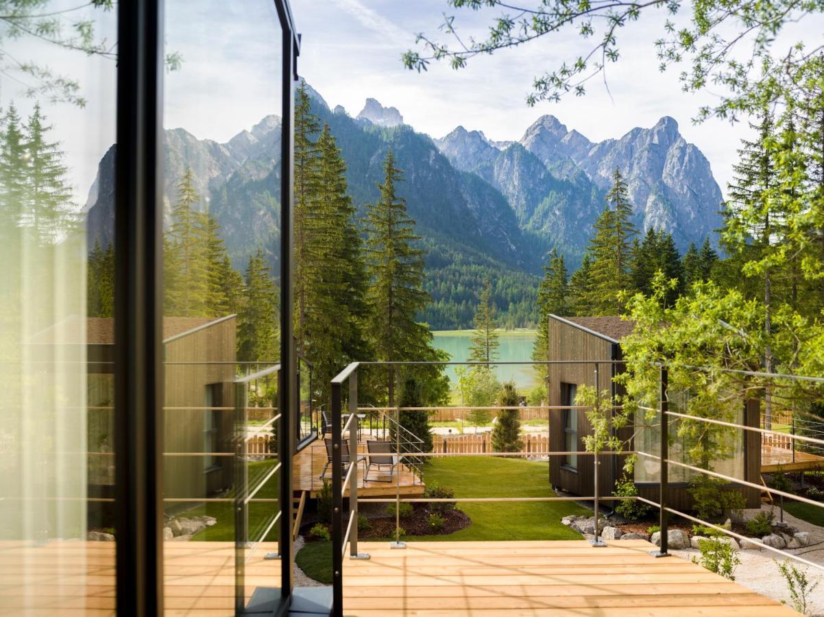 Skyview Chalets Am Camping Toblacher See Ngoại thất bức ảnh