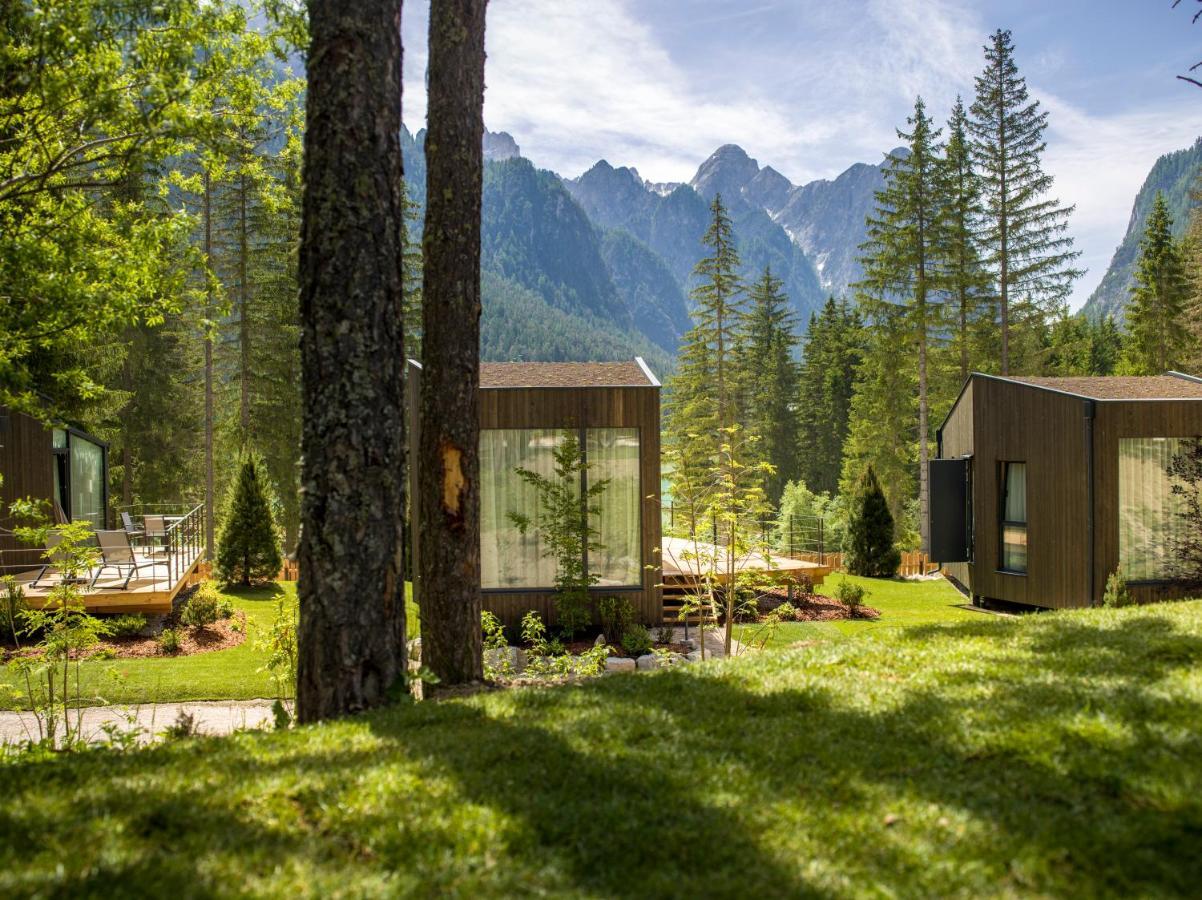 Skyview Chalets Am Camping Toblacher See Ngoại thất bức ảnh