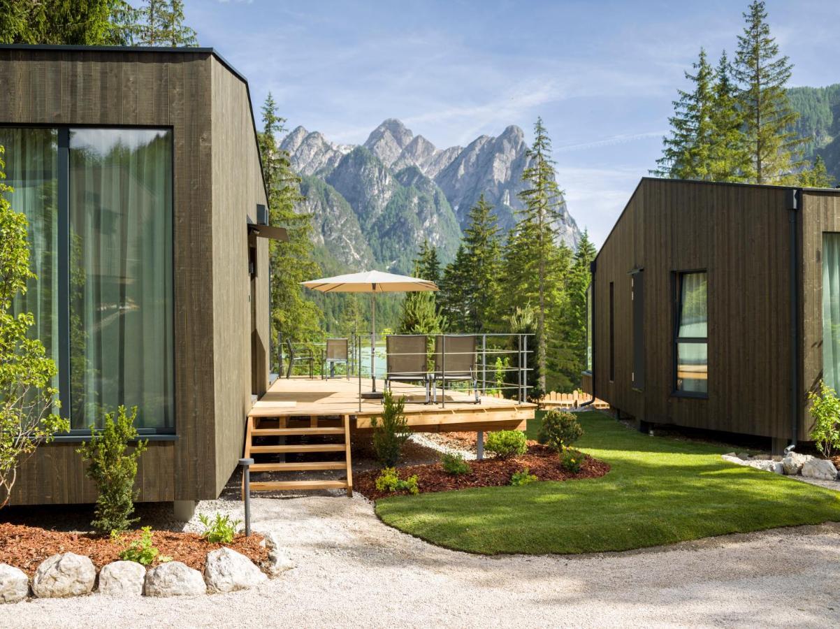 Skyview Chalets Am Camping Toblacher See Ngoại thất bức ảnh